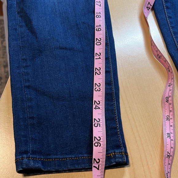 Kendall + Kylie Womens The Skyscraper Coin Pocket Blue Skinny Jeans Size 13/31 - Picture 11 of 12